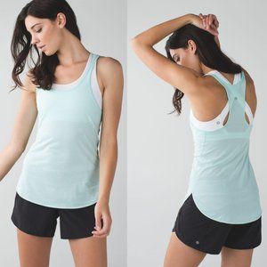 Lululemon Mint Green What The Sport Singlet